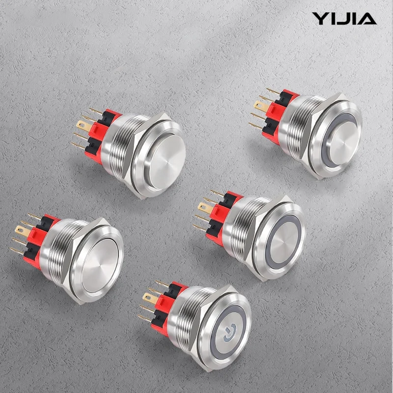 Công tắc nút nhấn 16mm 2no