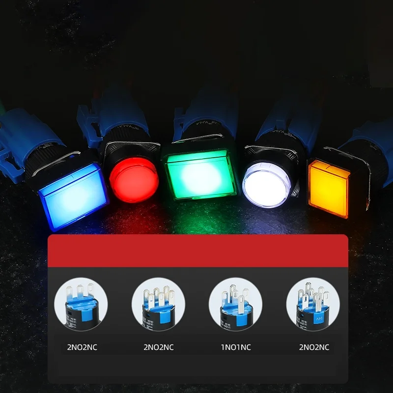 Công tắc nhấn nút hình chữ nhật