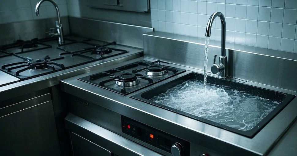 Ứng dụng công tắc nút nhấn không thấm nước trong thiết bị nhà bếp thương mại